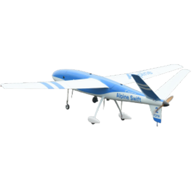 Un uav alimentato a idrogeno con una velocità di navigazione di 57,6 km/h
