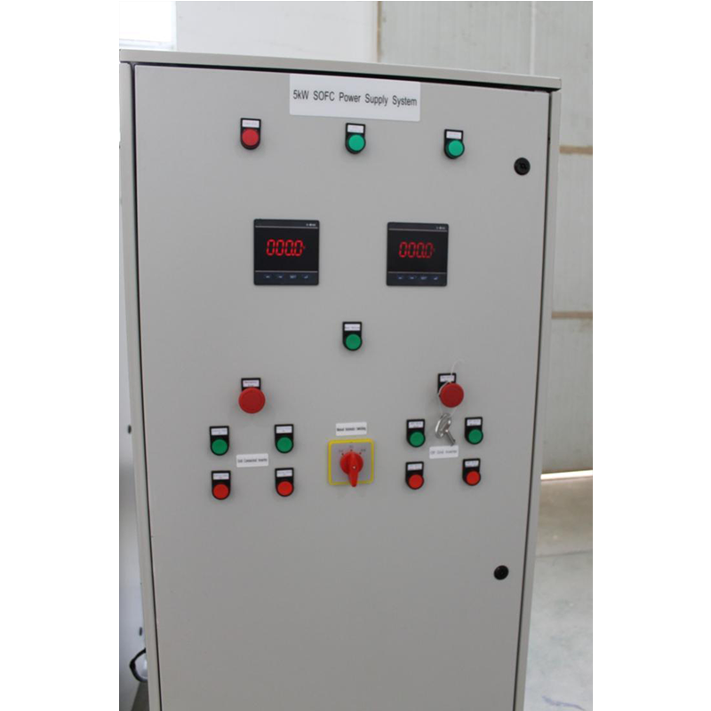 Sistema di generazione di energia da 5 kW con celle a combustibile a ossido solido (SOFC).