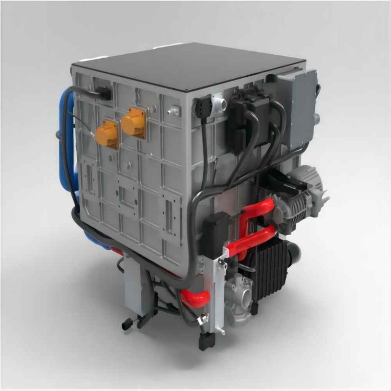 Stack di celle a combustibile a idrogeno da 100 kW raffreddato ad acqua per uso automobilistico